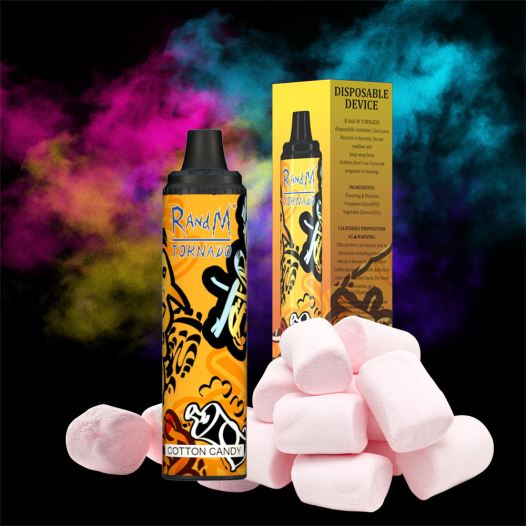 RandM Shop - RandM Tornado מכשיר vape pod בקרת זרימת אוויר 6000 1 יחידה BVXTB6294 כַּדוֹרֶת