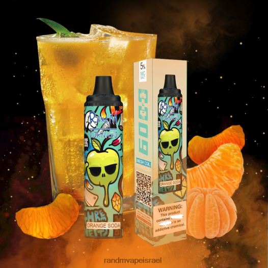 Tornado Vape Shop - RandM Tornado מכשיר vape pod בקרת זרימת אוויר 6000 1 יחידה BVXTB6290 קרח שופע