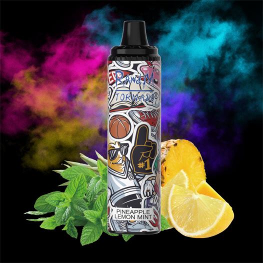 Tornado Vape Shop - RandM Tornado מכשיר vape pod בקרת זרימת אוויר 6000 1 יחידה BVXTB6290 קרח שופע