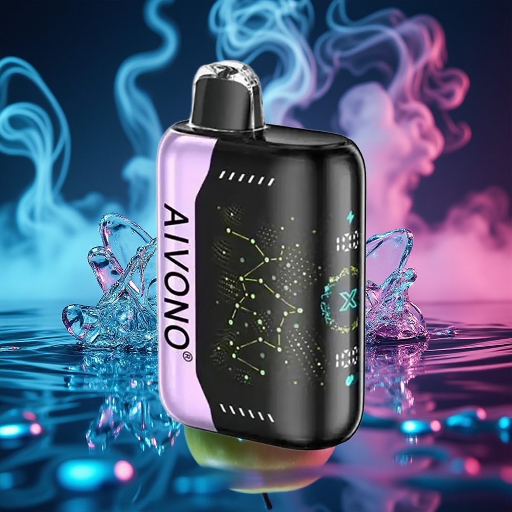 Aivono Aim Boom 25000 תפוח ירוק ענבים סוללה 650mAh