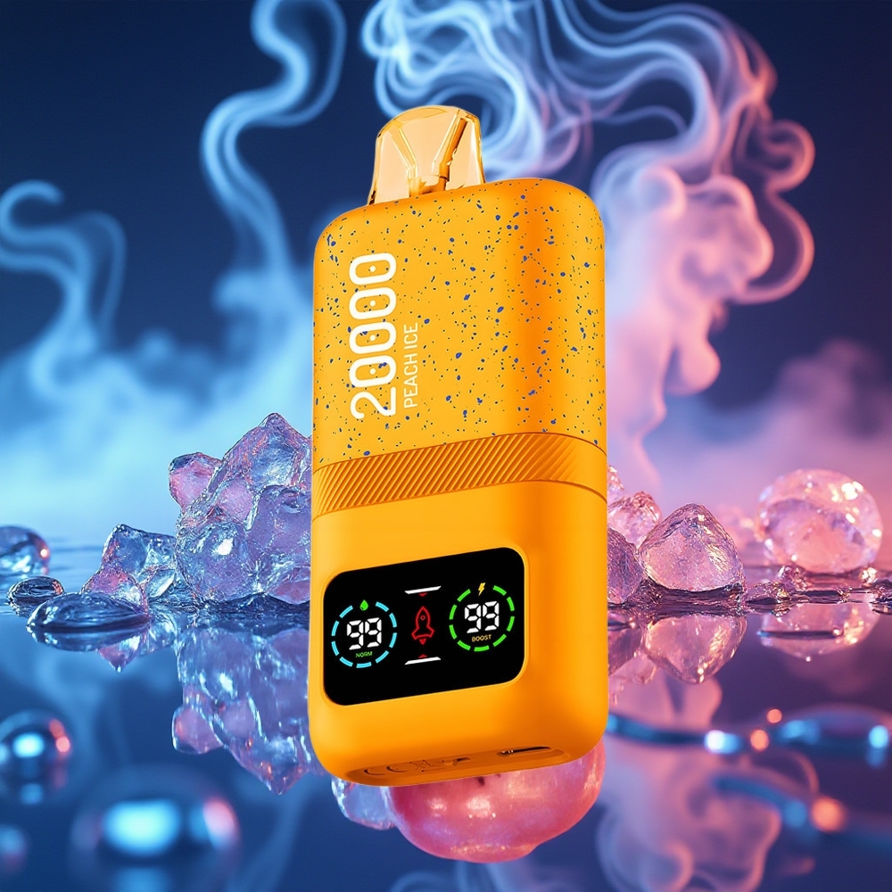 Aivono Aim Magic 20000 אפרסק קרח עם סליל כפול