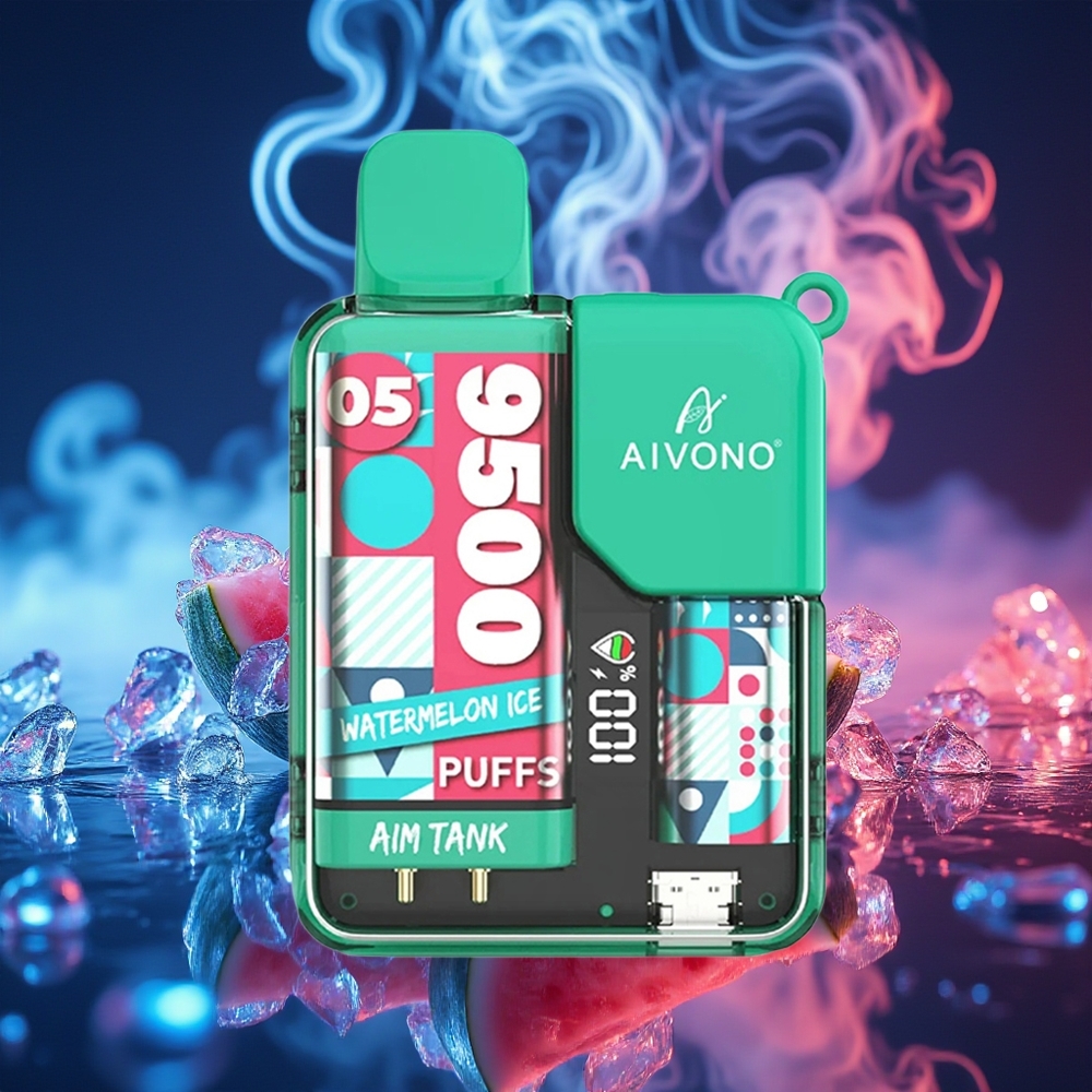 Aivono Aim Tank 9500 אבטיח קרח עם סוללה 650mAh