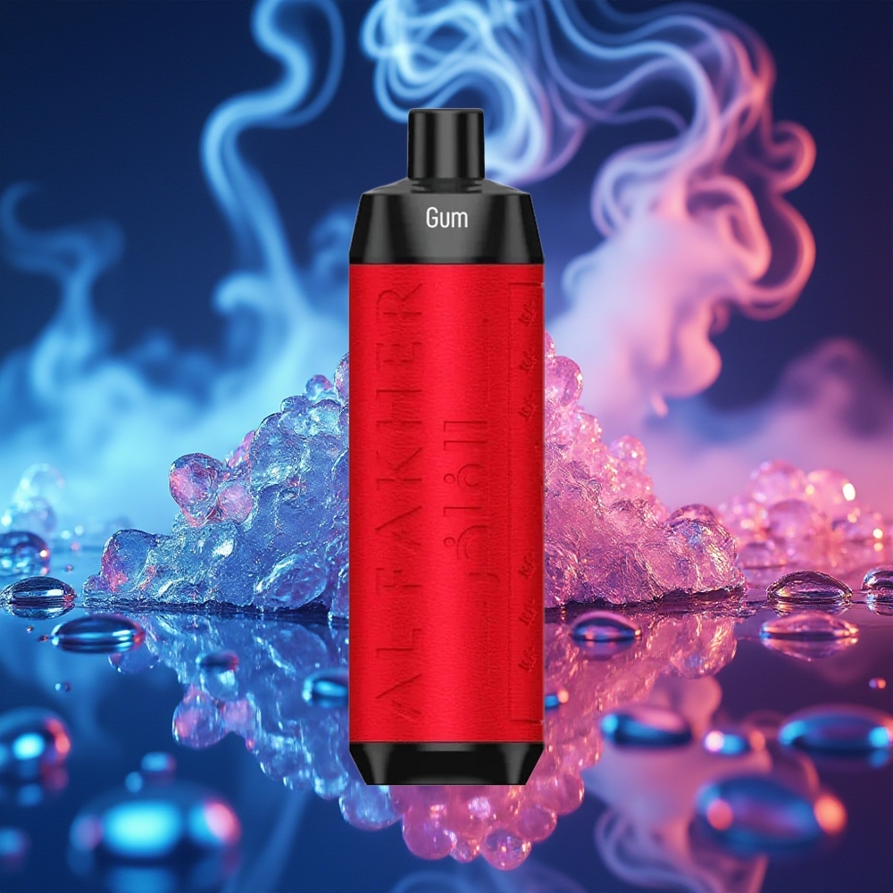 Al Fakher Crown Bar 8000 Crystal טעם מסטיק גבישי עם סוללה 600mah