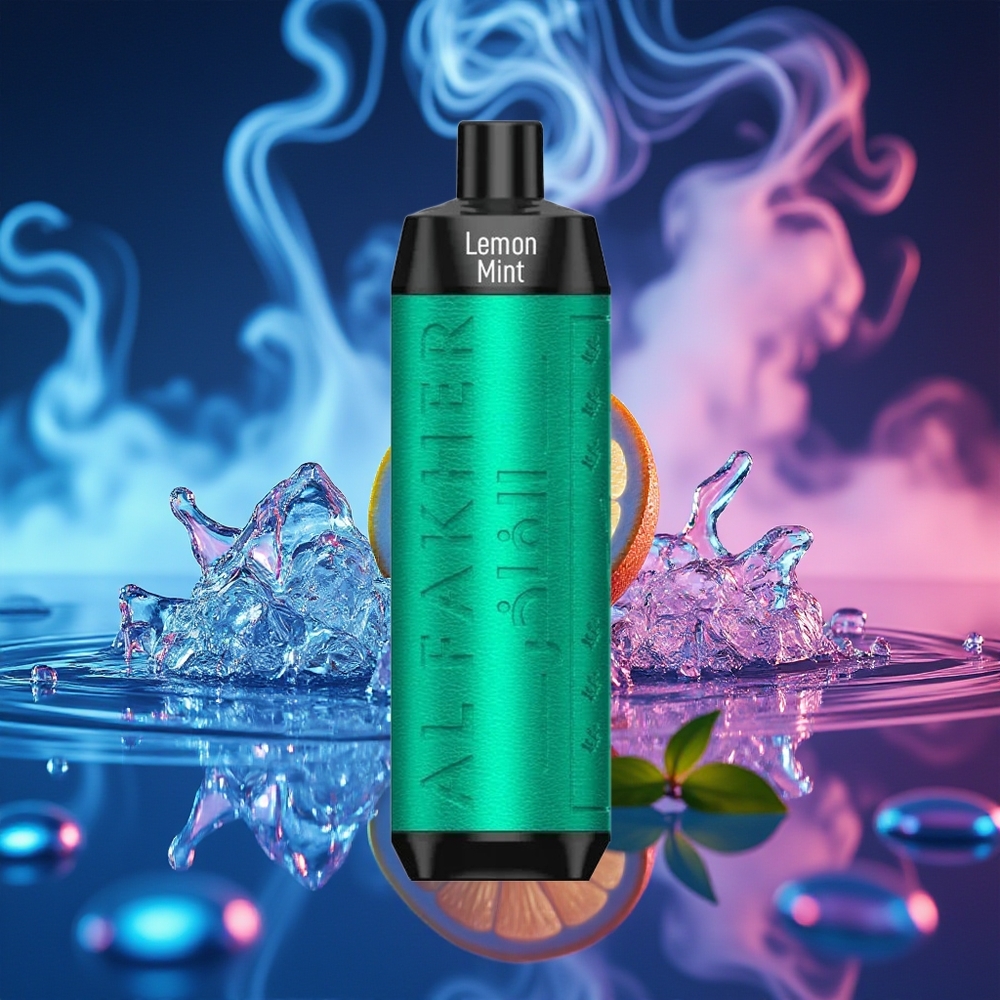 Al Fakher Crown Bar 8000 Crystal לימון נענע 600mah