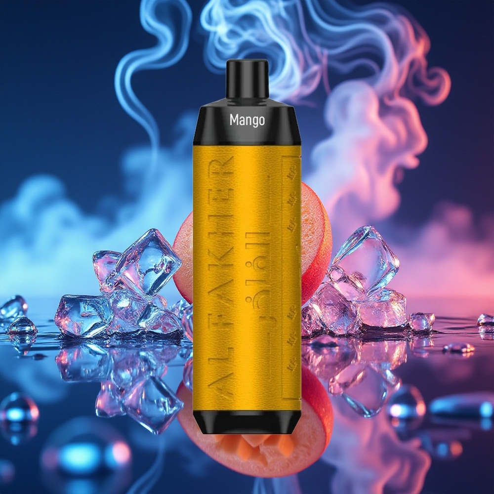 Al Fakher Crown Bar 8000 Crystal מנגו קרח עם סוללת 600mah