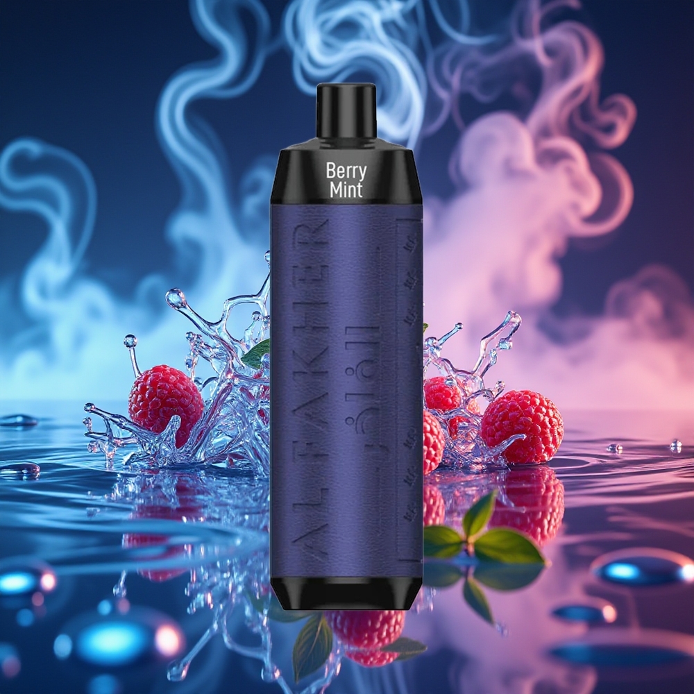 Al Fakher Crown Bar 8000 Crystal מנטה יער עם סוללה 600mah
