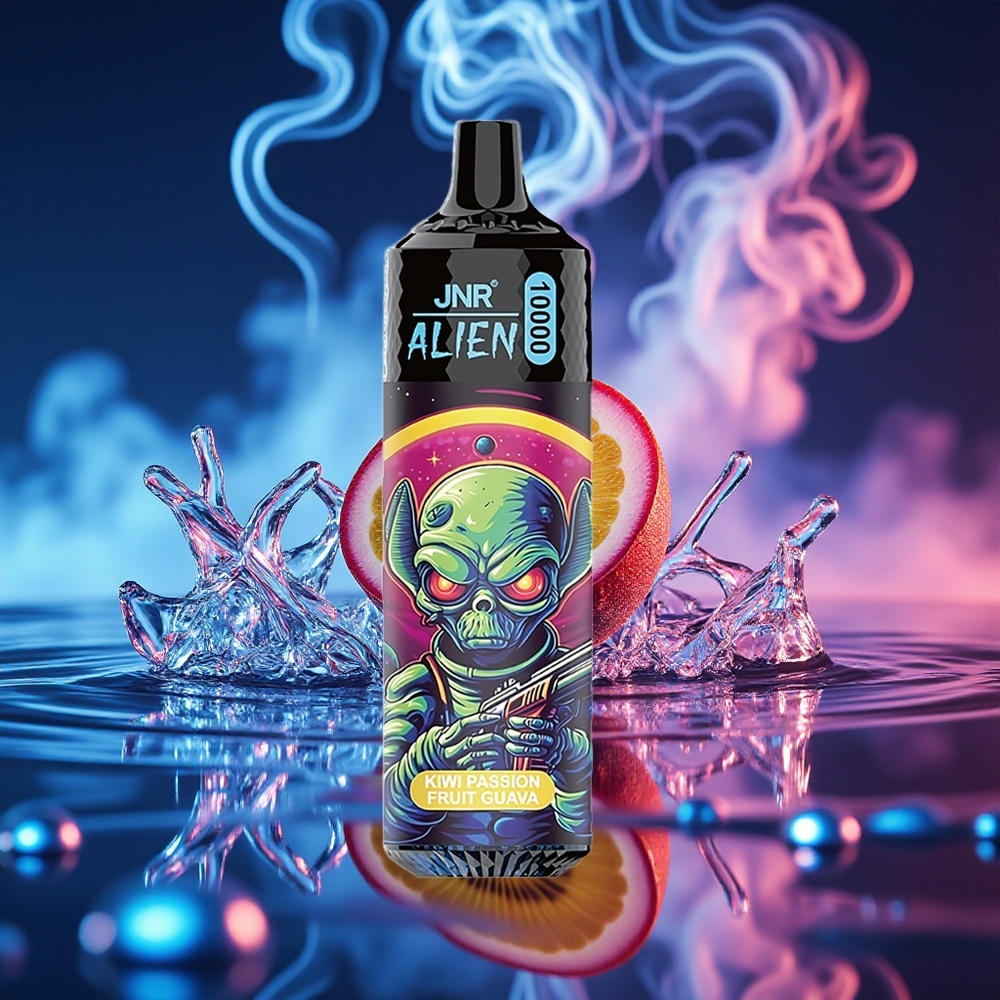 JNR Alien 10000 קיווי פסיפלורה גויאבה עם סוללה 850mAh