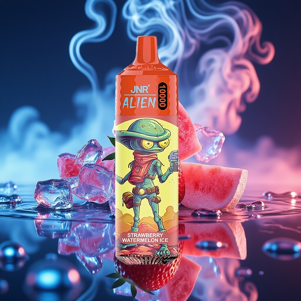 JNR Alien 10000 תות אבטיח קרח עם סוללת 850mAh