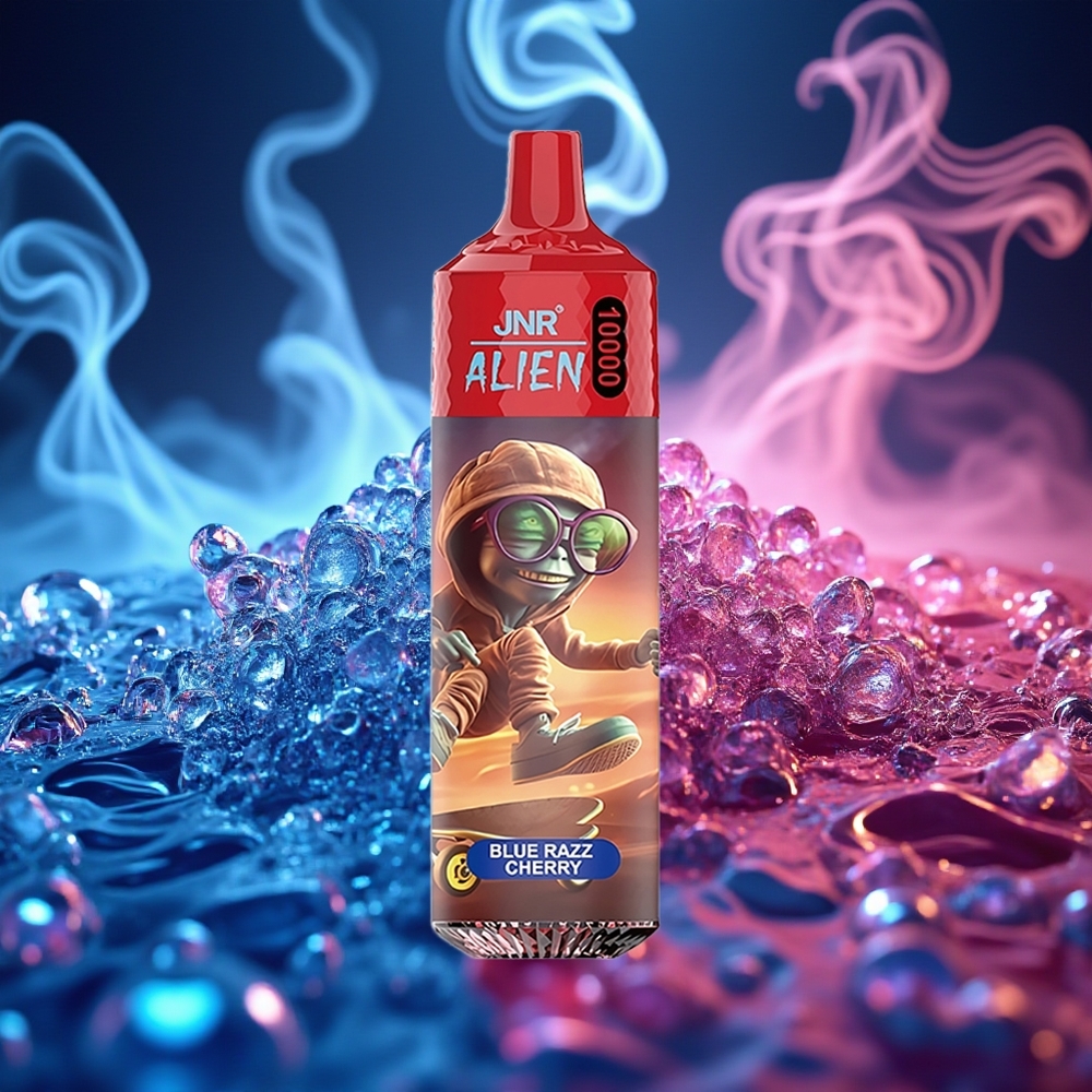 JNR Alien 10000 דובדבן ראז כחול עם סוללת 850mAh
