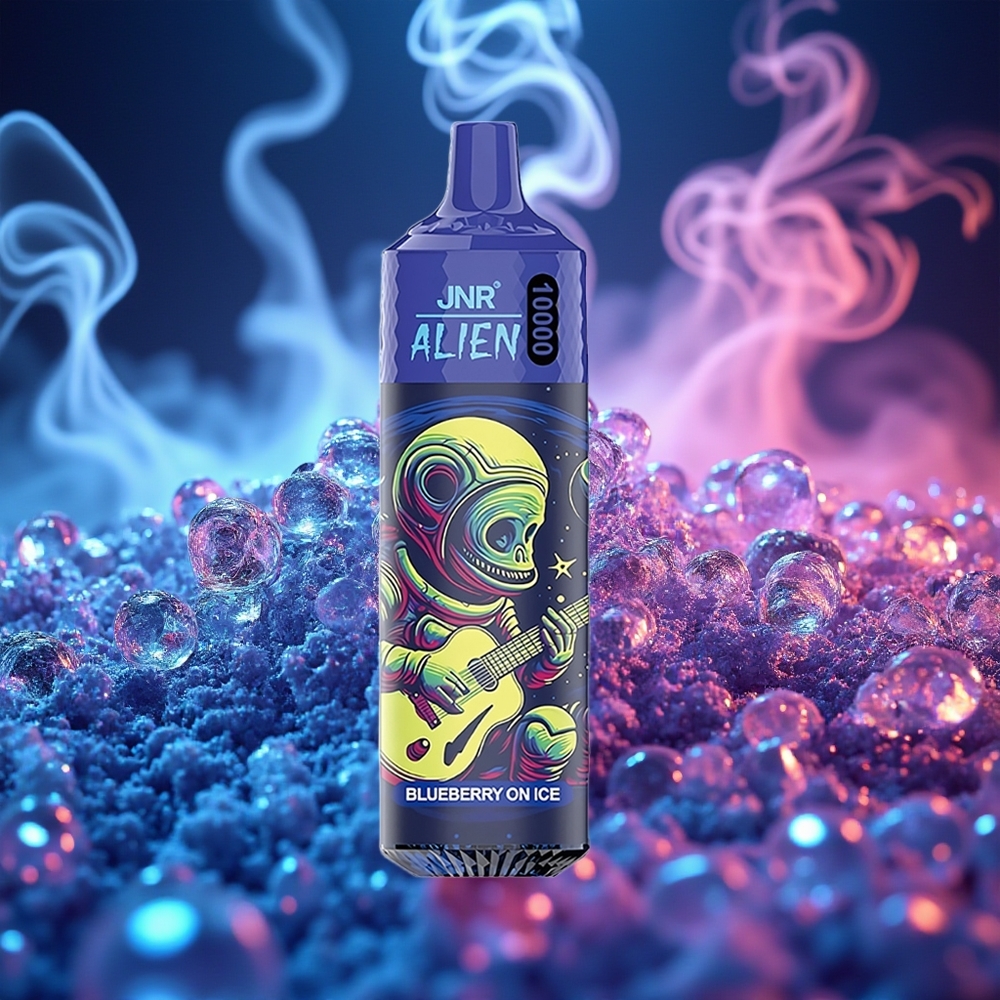 JNR Alien 10000 אוכמניות על קרח עם סוללת 850mAh