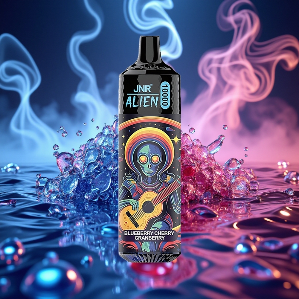 JNR Alien 10000 אוכמניות דובדבן חמוציות עם סוללת 850mAh