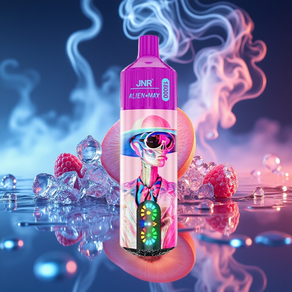 JNR Alien Max 18000 אפרסק לבן רז עם סוללה כפולה
