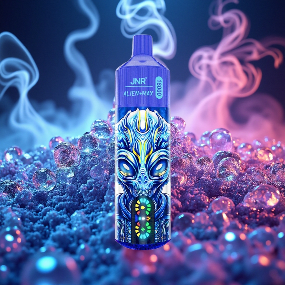 JNR Alien Max 18000 אוכמניות על קרח עם סוללה כפולה