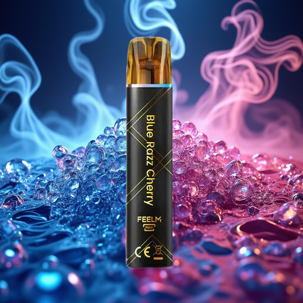 JNR Black&Golden 600+200 דובדבן ראז כחול עם סוללה 550mAh