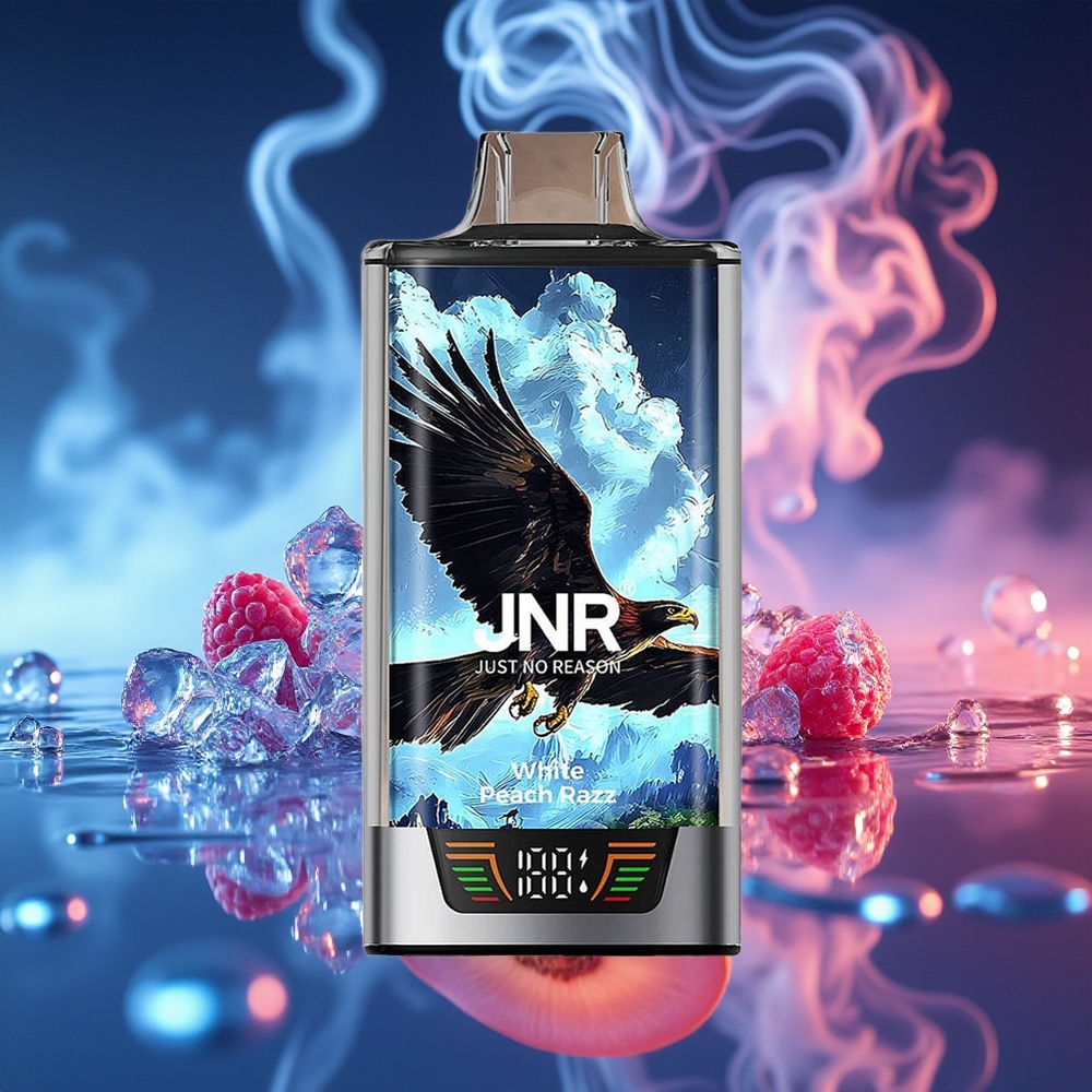 JNR Falcon Pro 28000 אפרסק לבן ראז עם סוללה 950mAh