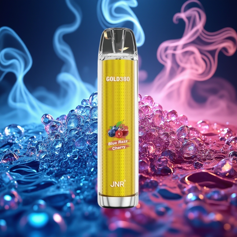 JNR Glod380 6000 דובדבן כחול ראז עם סוללה 1500mAh