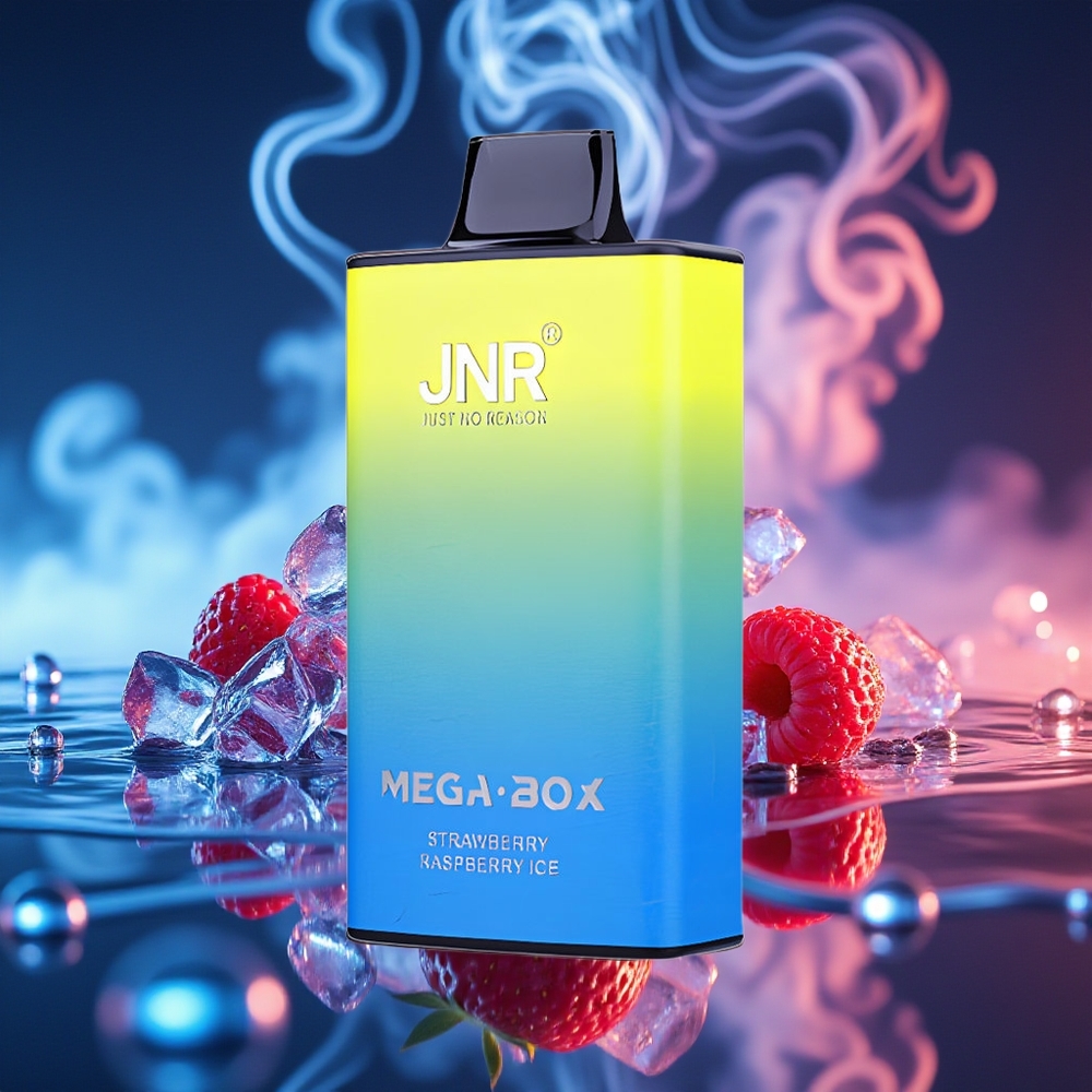 JNR Mega Box 25000 תות פטל קרח עם סוללה 850mAh