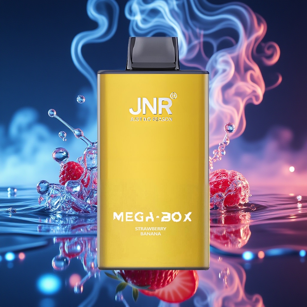 JNR Mega Box 25000 תות בננה סוללה כפולה