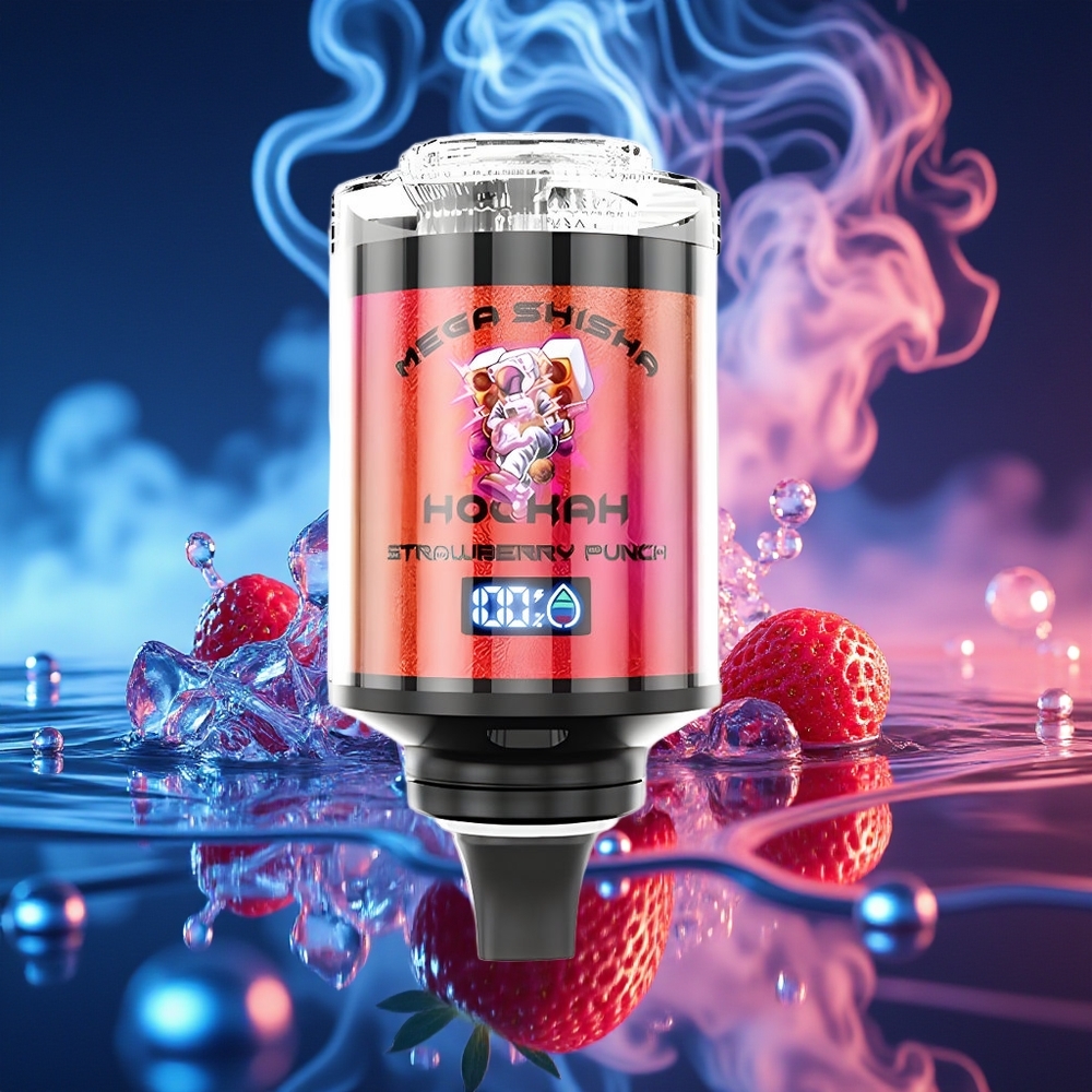 JNR Mega Shisha Hookah 100K תות פרץ 2200