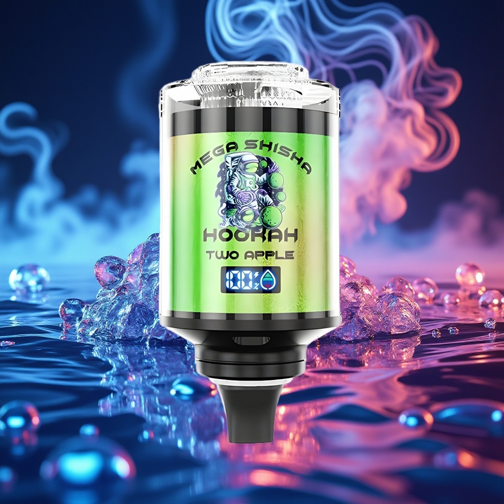 JNR Mega Shisha Hookah 100K תפוח כפול 60 מל