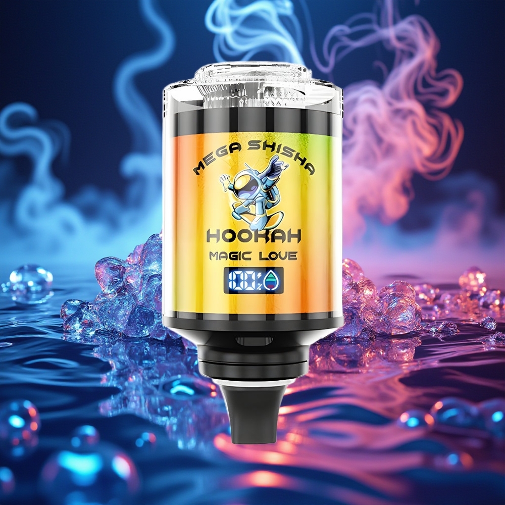 JNR Mega Shisha Hookah 100K אהבה קסומה עם מסך חכם