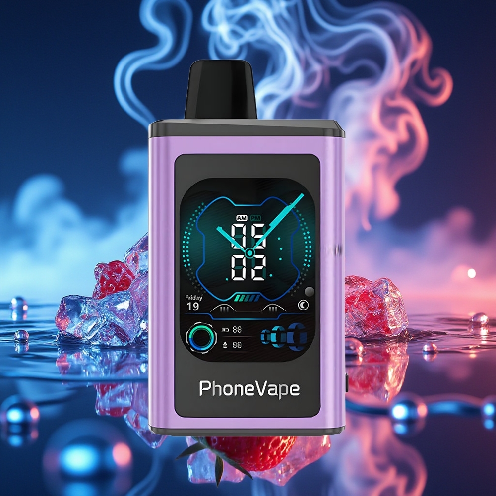 JNR PhoneVape 30000 גלידת תות עם סוללה נטענת