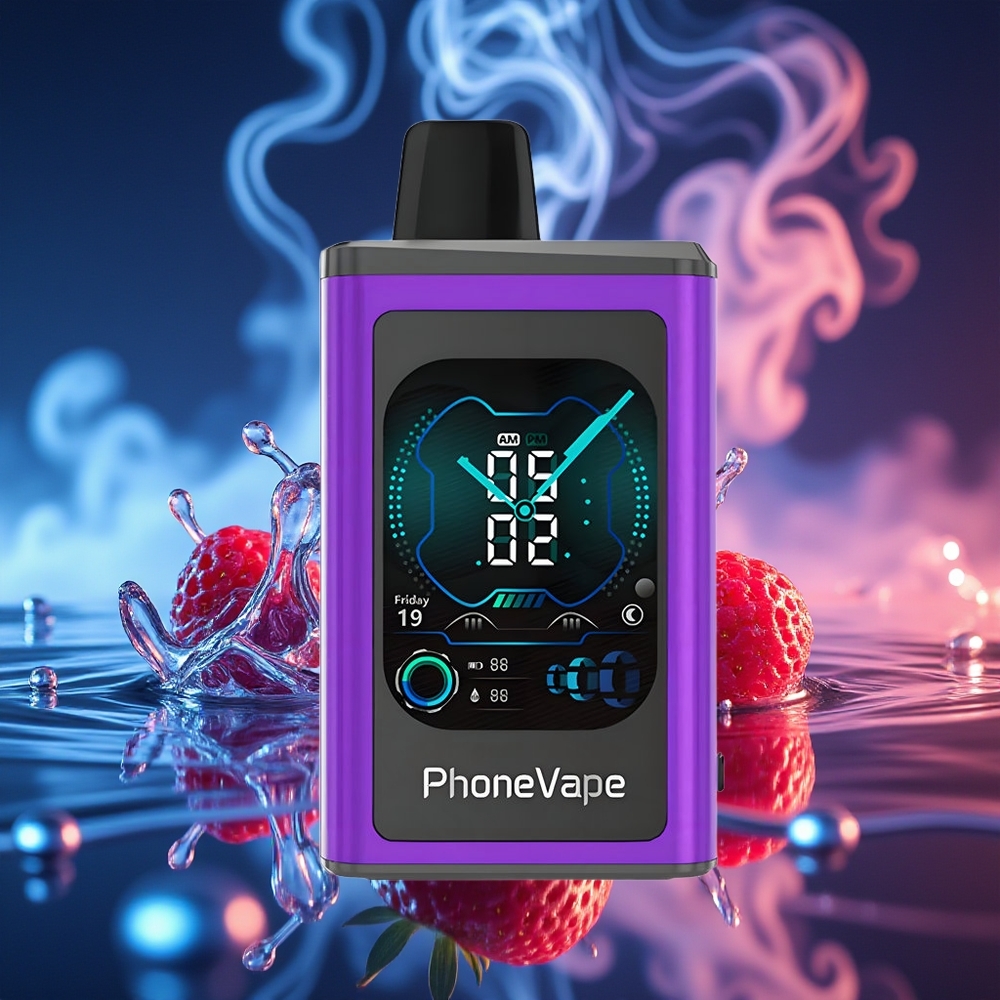 JNR PhoneVape 30000 דובדבן תות פטל עם מצב טורבו