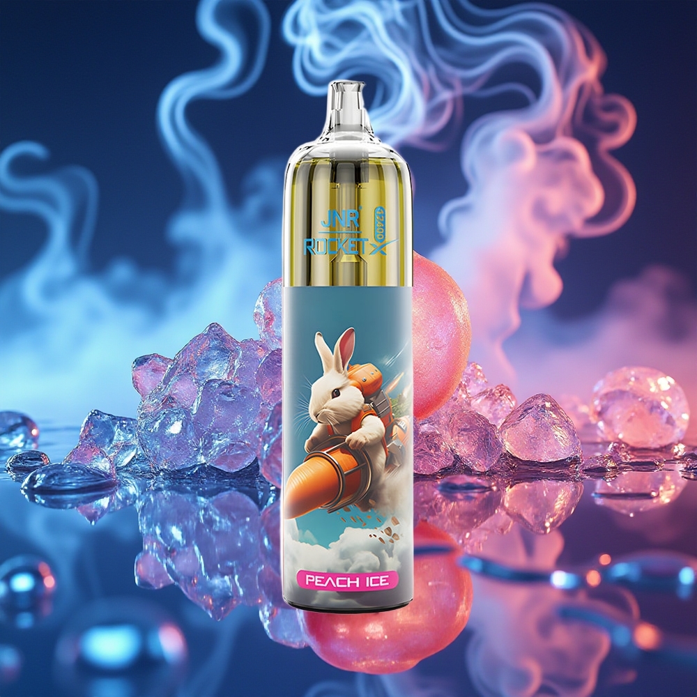 JNR Rocket-X 12400 אפרסק קרח עם סליל משי 1.2 אוהם