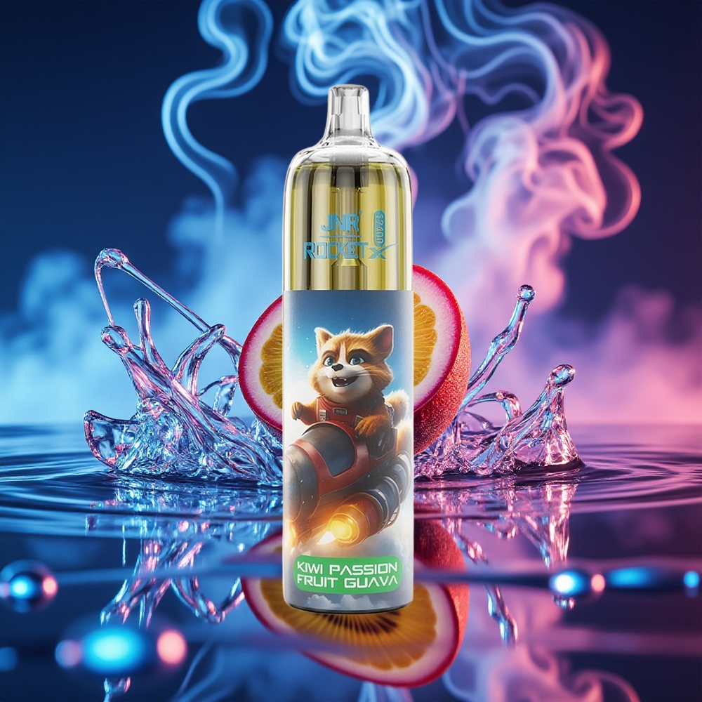 JNR Rocket-X 12400 קיווי פסיפלורה גויאבה עם סוללה 850mAh