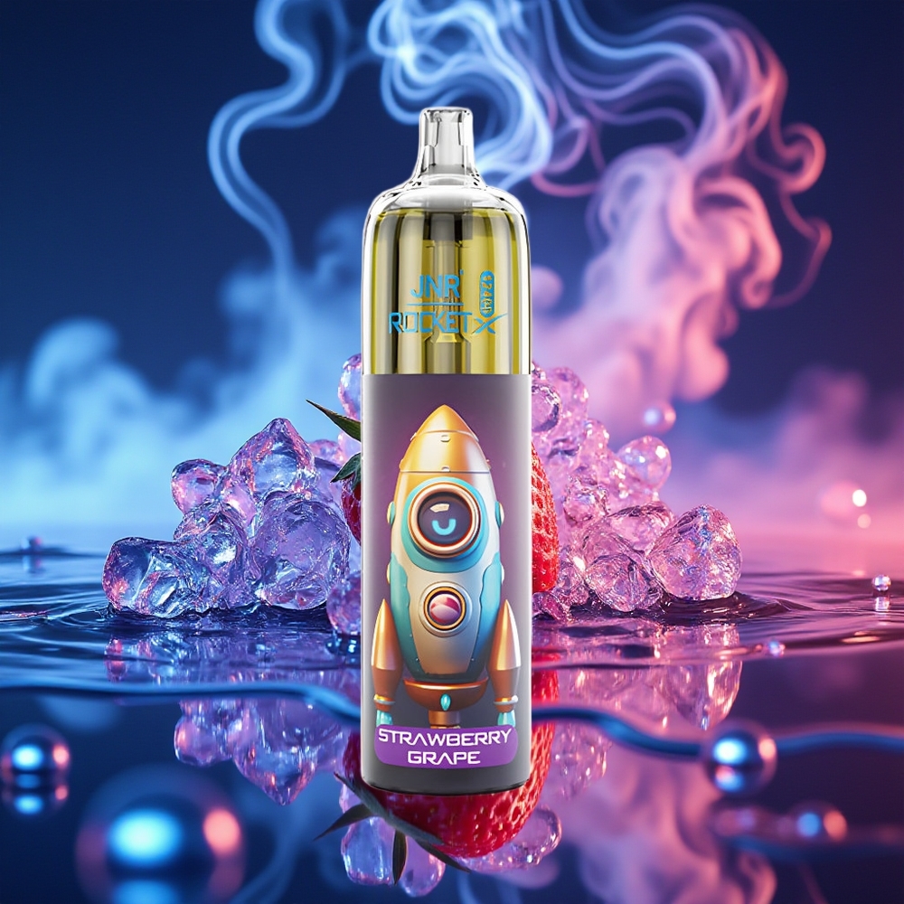 JNR Rocket-X 12400 תות ענב עם סוללה 850mAh
