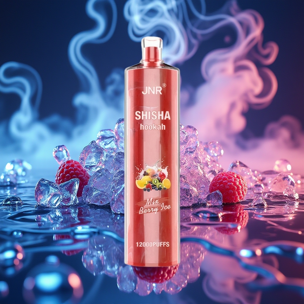 JNR Shisha Hookah 12000 גלידת פירות 24 מל