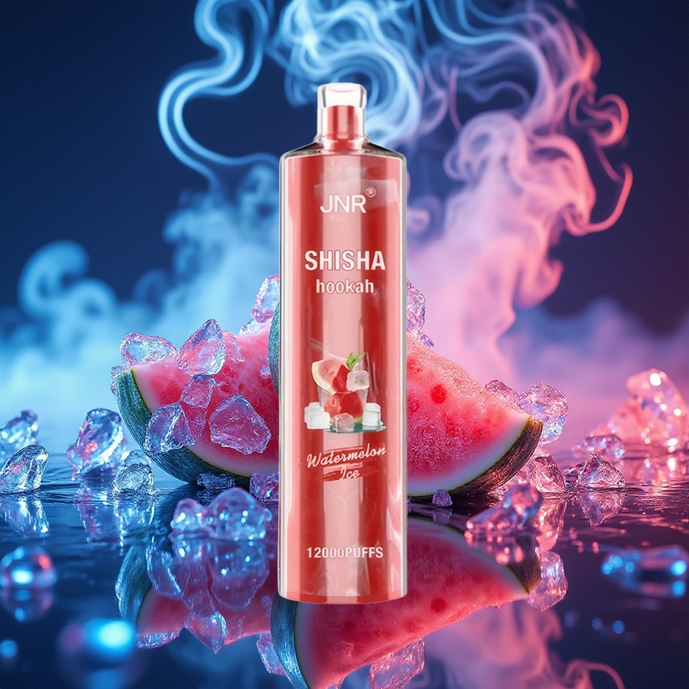 JNR Shisha Hookah 12000 אבטיח קרח עם סוללת 750mAh
