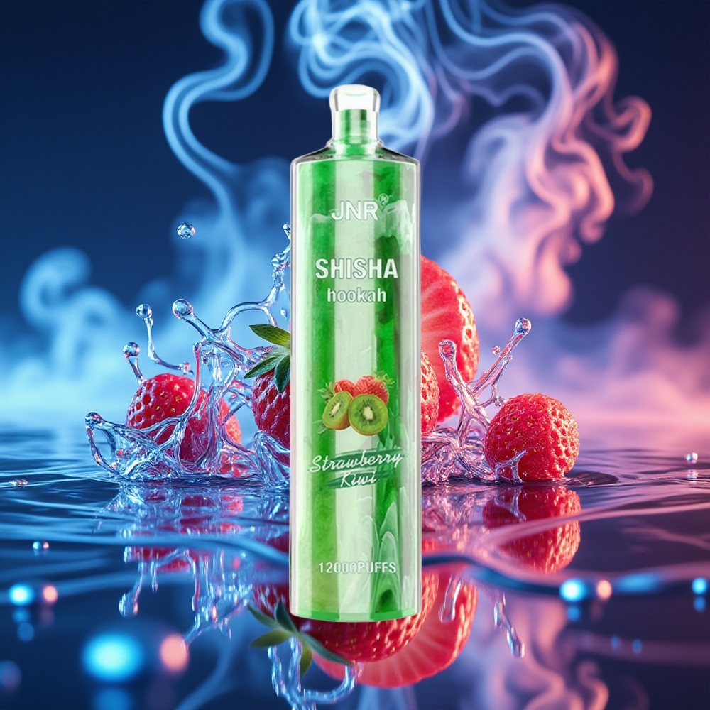JNR Shisha Hookah 12000 תות קיווי סוללה 750mAh