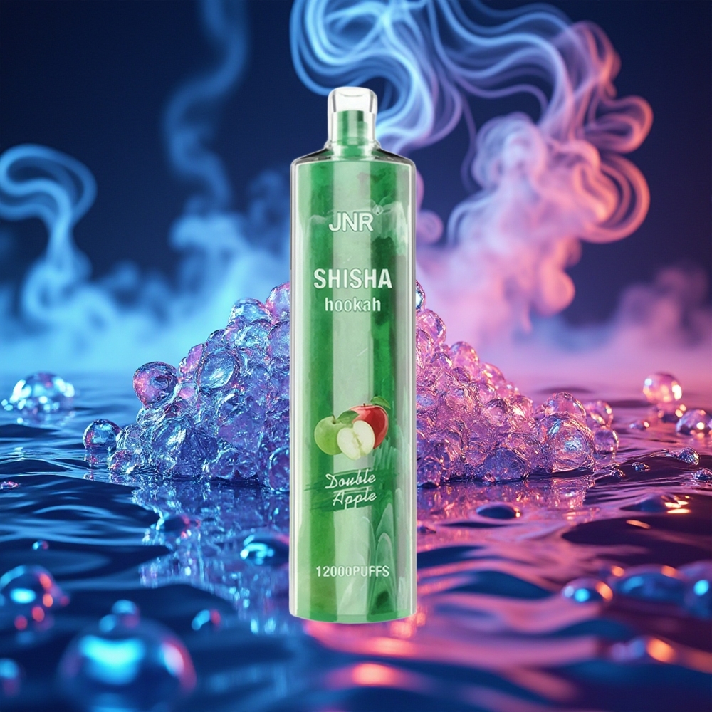 JNR Shisha Hookah 12000 תפוח כפול 750mAh
