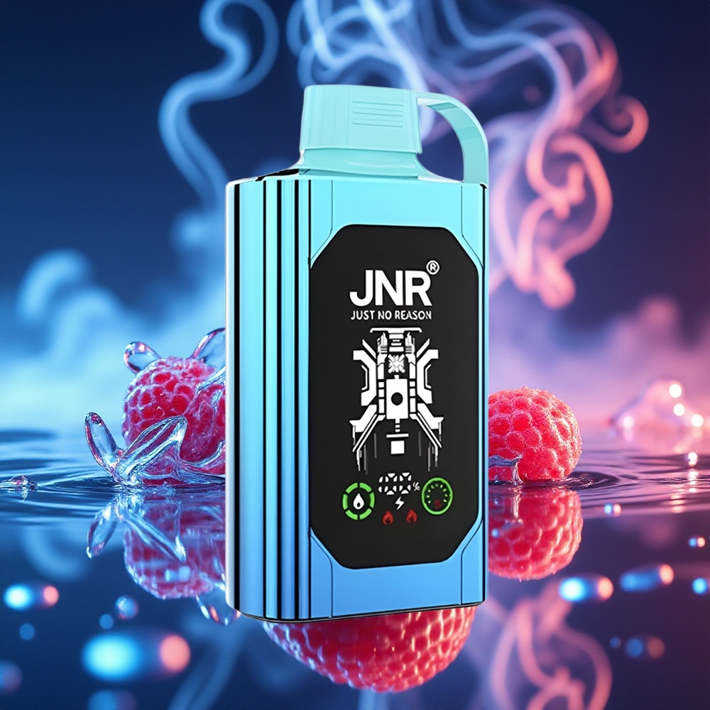 JNR Shisha Hookah Box 20500 תות פטל סוכריות עם סוללה 1000mAh