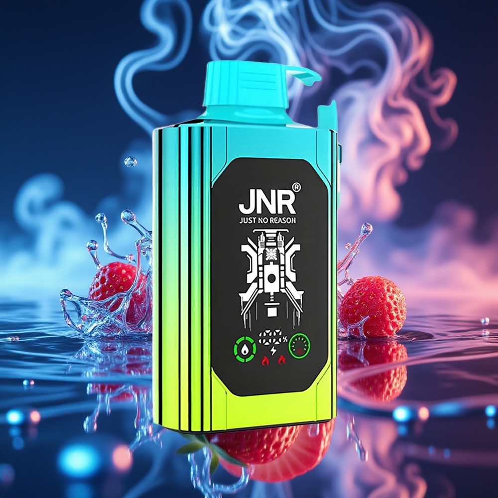 JNR Shisha Hookah Box 20500 תות קיווי טעון כפול