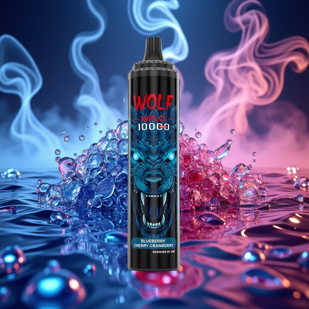 JNR Wolf Niplo 10000 אוכמניות דובדבן חמוציות סוללה 650mAh