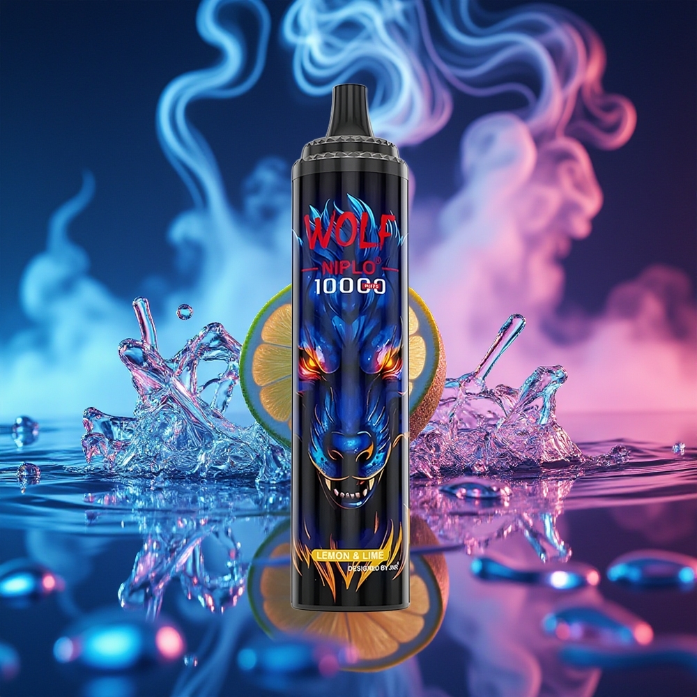 JNR Wolf Niplo 10000 לימון & ליים עם סוללה 650mAh