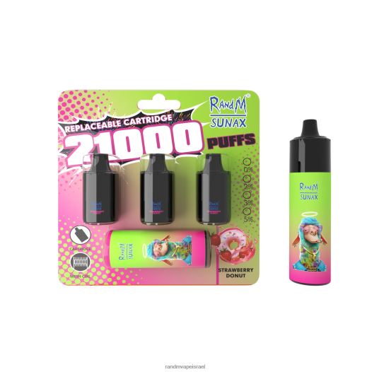 RandM Shop Discount - RandM Sunax 21000 תרמיל בקרת זרימת אוויר להחלפה מכשיר vape 1 יחידה BVXTB6267 סופגניית תות