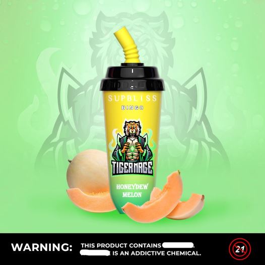 Tornado Vape Shop - RandM Supbliss Bingo מכשיר vape pod 8000 יחידה BVXTB6260 לימון ורוד