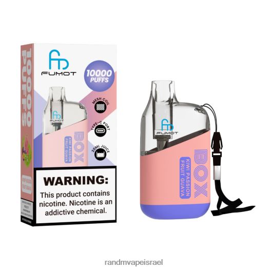 RandM Shop Discount - Fumot Original RandM Tornado Box 10,000 מכשיר vape בקרת זרימת אוויר 1 יחידה BVXTB697 קיווי פסיפלורה גויאבה