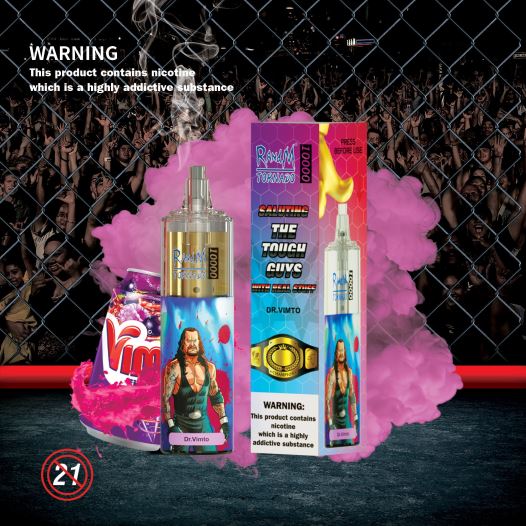 RandM Shop - RandM Tornado 10,000 מכשיר vape בקרת זרימת אוויר 1 יחידה BVXTB6114 drvimto