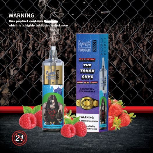 RandM Tornado Jerusalem - RandM Tornado 10,000 מכשיר vape בקרת זרימת אוויר 1 יחידה BVXTB6113 כחול ראז