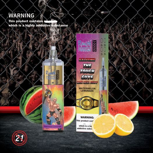 RandM Tornado Jerusalem - RandM Tornado 10,000 מכשיר vape בקרת זרימת אוויר 1 יחידה BVXTB6113 כחול ראז