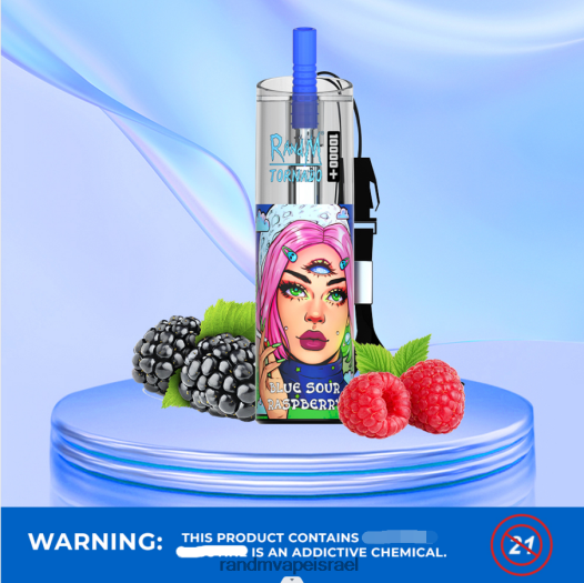 RandM Vape Factory - RandM Tornado 10000 פלוס בקרת זרימת אוויר מכשיר vape 1 pc BVXTB678 תערובת פירות יער