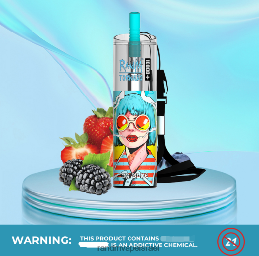RandM Vape Factory - RandM Tornado 10000 פלוס בקרת זרימת אוויר מכשיר vape 1 pc BVXTB678 תערובת פירות יער