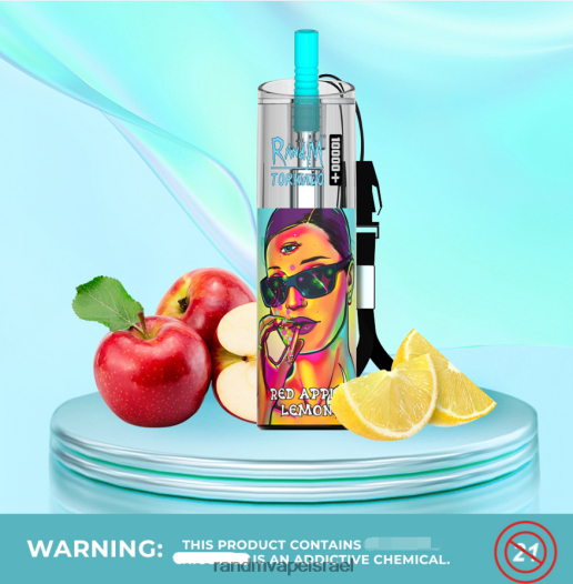 RandM Vape Factory - RandM Tornado 10000 פלוס בקרת זרימת אוויר מכשיר vape 1 pc BVXTB678 תערובת פירות יער