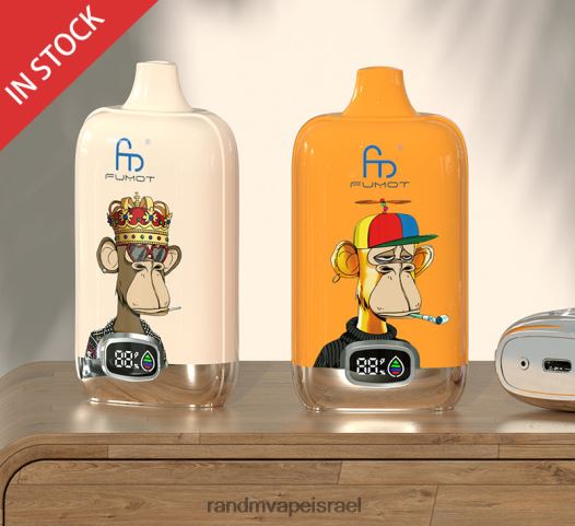 RandM Vape Factory - Fumot Original RandM Digital Box 12000 סוללה ומכשיר vape תצוגה נוזלית BVXTB68 דובדבן