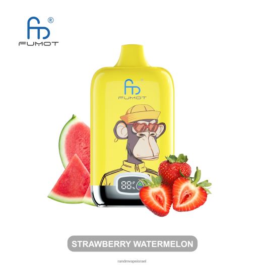 RandM Vape Factory - Fumot Original RandM Digital Box 12000 סוללה ומכשיר vape תצוגה נוזלית BVXTB68 דובדבן