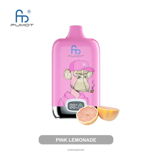 Tornado Vape Shop - Fumot Original RandM Digital Box 12000 סוללה ומכשיר vape תצוגה נוזלית BVXTB610 פופ קרח